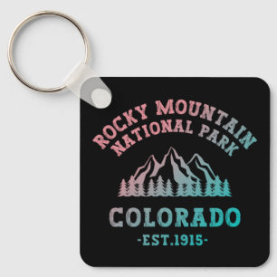 Porte-clés Rocky Mountain National Park Colorado USA Gradient