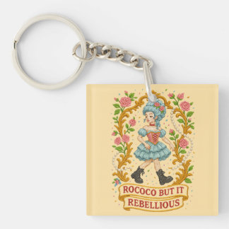 Porte-clés Rococo Mais Le Rendre Rebellieux" Esthétique
