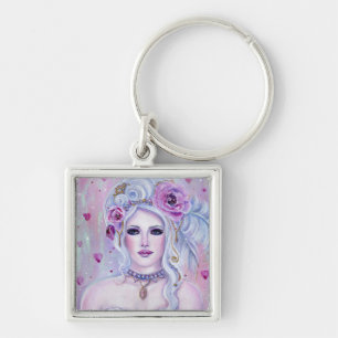 Porte-clés Rococo valentine fantasy art by Renee Lavoie   