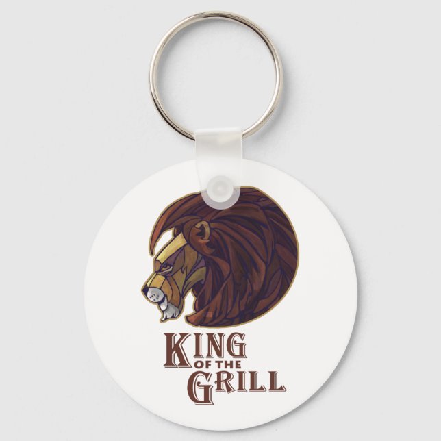 Porte-clés Roi du Grill (Recto)