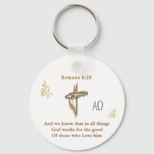 Porte-clés Romains 8:28