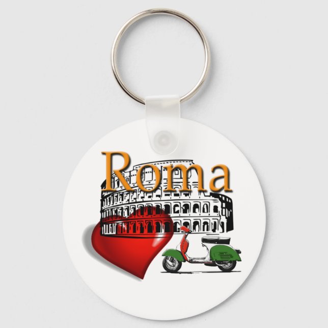 Porte-clés Rome in my Heart (Recto)