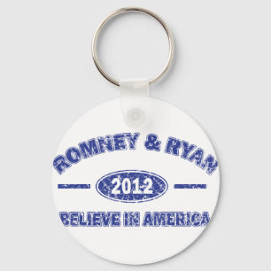Porte-clés Romney et Ryan croient en l'Amérique