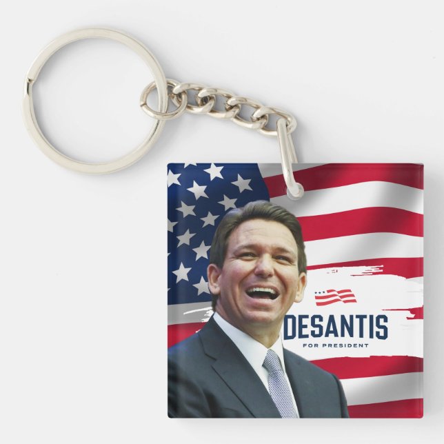 Porte-clés Ron Desantis à la présidence 2024 (Devant)
