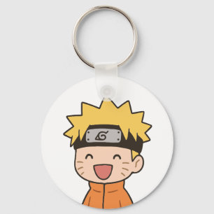 Porte-clés rond Chibi Ninja Mignon - Style Anime K