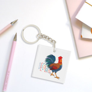 Porte-clés Rooster coloré DeColores Cursillo