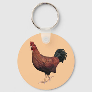 Porte-clés Rooster rouge