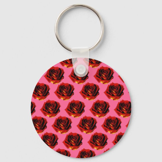 Porte-clés Rose (Recto)