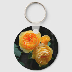 Porte-clés Rose anglais jaune