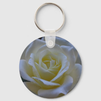 Porte-clés Rose blanche au crépuscule