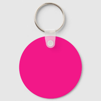 Porte-clés Rose chaud et personnalisable