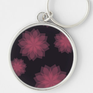Porte-clés Rose, cool, tendance, abstraction de fleurs modern