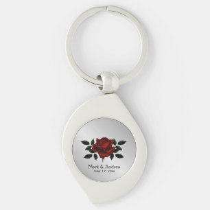 Porte-clés Rose de sang Goth Wedding Party GIft