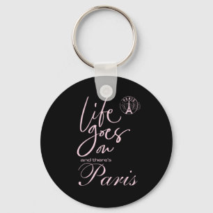Porte-clés Rose et noir