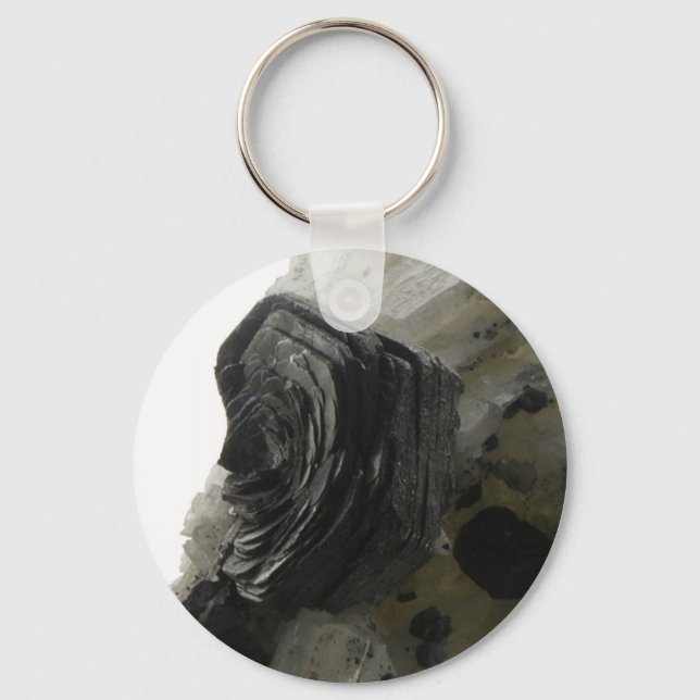 Porte-clés Rose Hematite Fer (Recto)