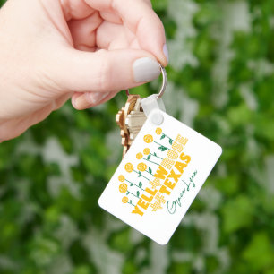 Porte-clés Rose jaune du Texas - Porte - clé de jardin Rose