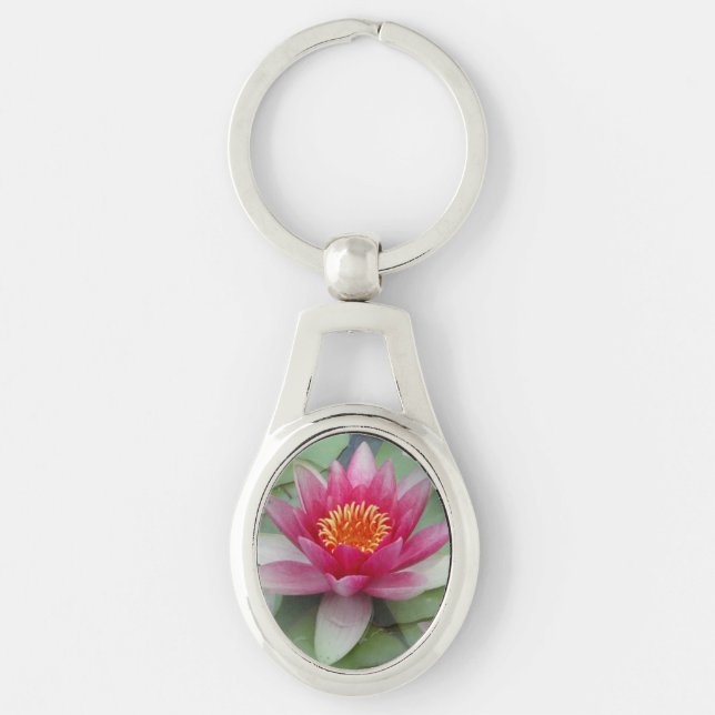 Porte-clés Rose Lotus Water Lily (Devant)