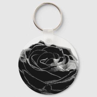 Porte-clés rose noir