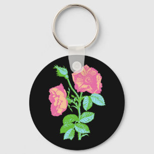 Porte-clés Rose Pastel