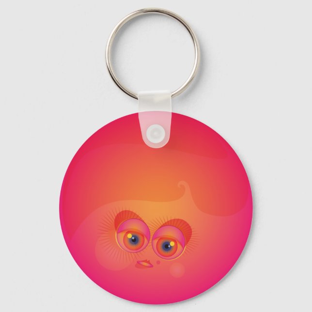 Porte-clés Rose Porte - clé CutieBounce (Recto)