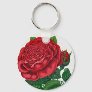 Porte-clés Rose Print Rochester Lithographing and Printing Co