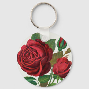 Porte-clés Rose Print Rochester Lithographing and Printing Co