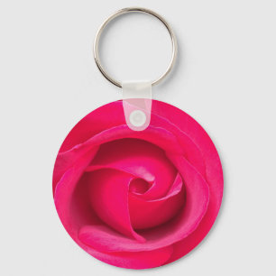 Porte-clés Rose rose rouge romantique
