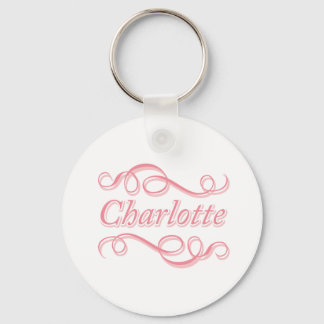 Porte-clés Rose Swirl Charlotte