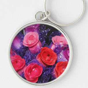 Porte-clés Roses