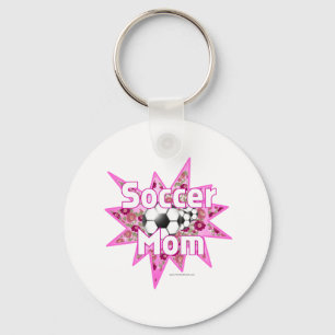 Porte-clés Roses de maman de football