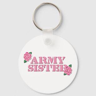Porte-clés Roses de rose de soeur d'armée