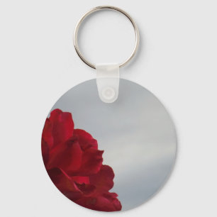 Porte-clés Roses rouges contre un ciel bleu vif