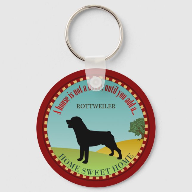 Porte-clés Rottweiler (Recto)