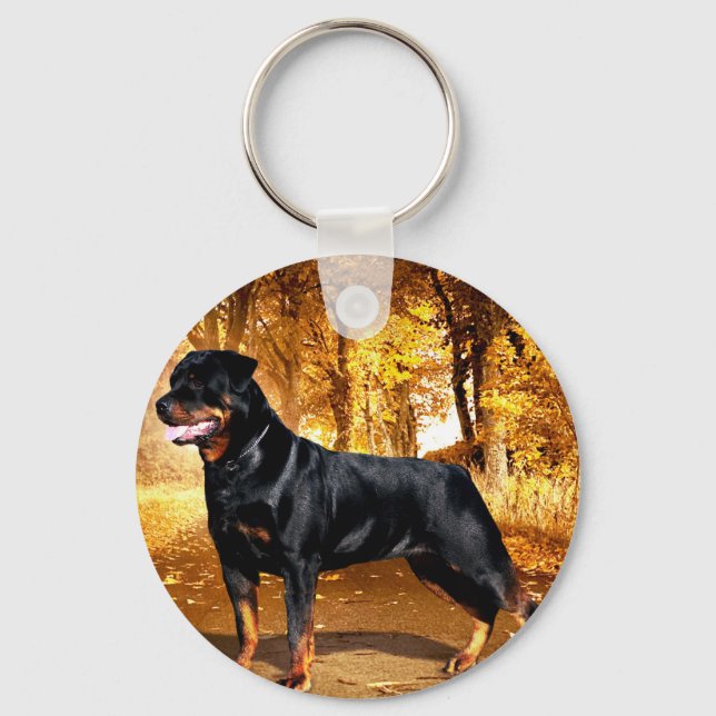 Porte-clés Rottweiler (Recto)