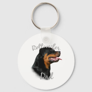 Porte-clés Rottweiler Papa 2