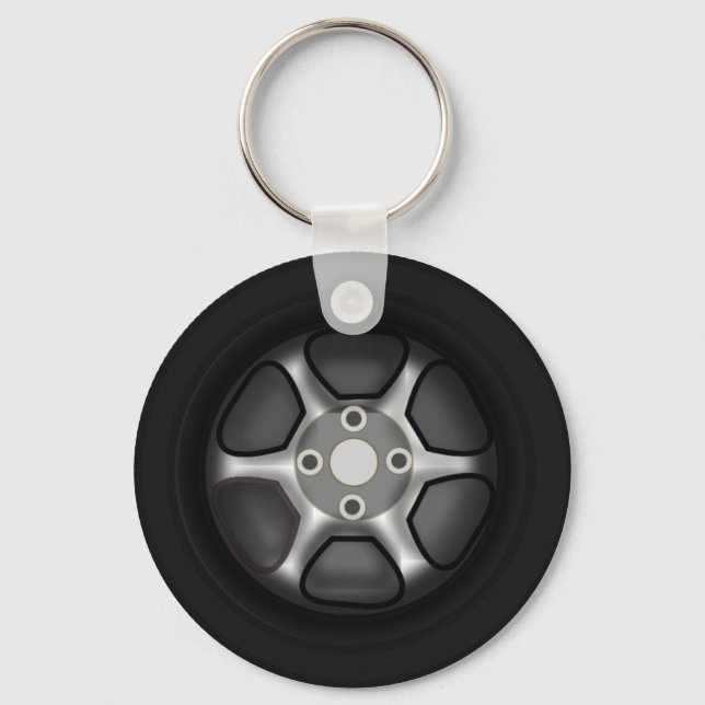 Porte-clés Roue de voiture (Recto)