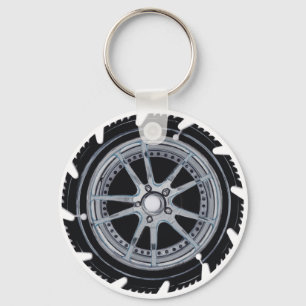 Porte-clés Roue Mag Chrome