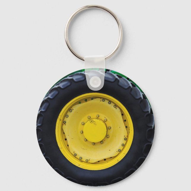 Porte-clés Roue tracteur agricole (Recto)