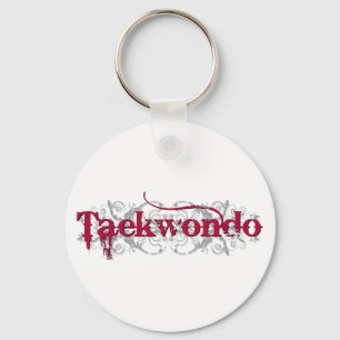 Porte-clés Rouge du Taekwondo