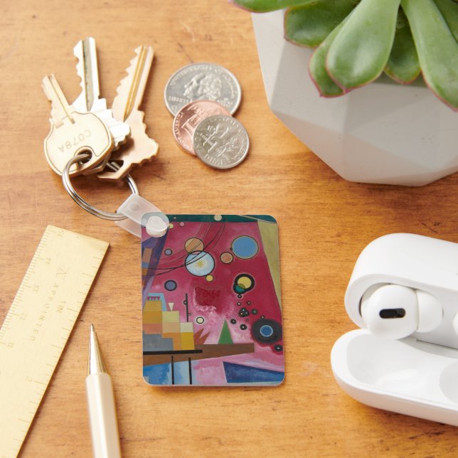Porte-clés Rouge lourd par Wassily Kandinsky (Bureau)