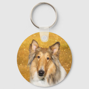 Porte-clés Rough Collie
