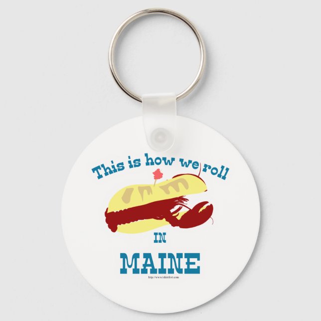 Porte-clés Rouleau de homard du Maine (Recto)