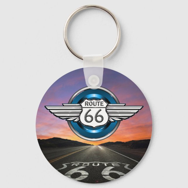 Porte-clés Route 66 Porte - clé - SRF (Recto)