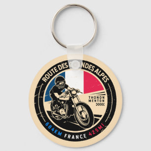 Porte-clés Route des Grandes Alpes   France   Motorcycle