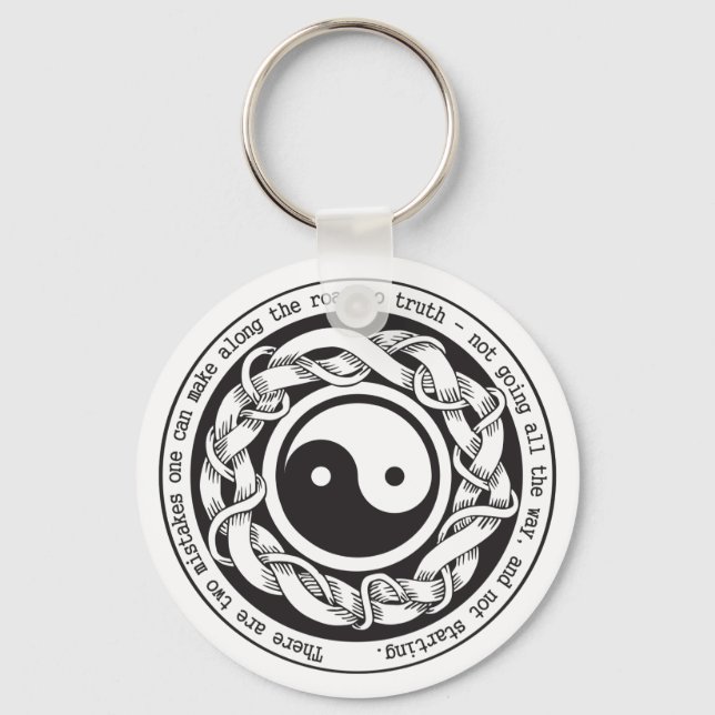 Porte-clés Route vers la vérité Yin Yang (Recto)