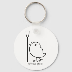 Porte-clés Rowing chick, rowing apparel for women who row