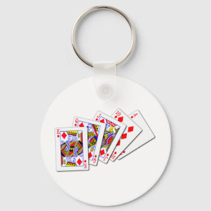 Porte-clés Royal Flush Diamonds