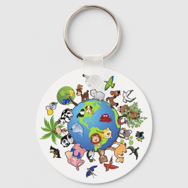 Porte-clés Royaume animal (Recto)