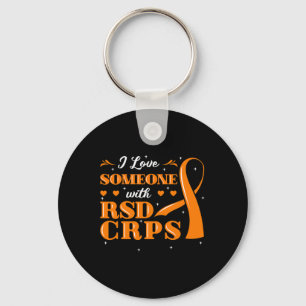 Porte-clés RSDCRPS Complexe orange Syndrome régional de doule