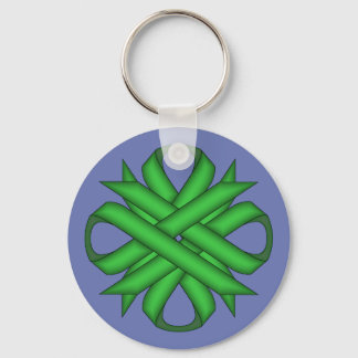 Porte-clés Ruban de trèfle vert par Kenneth Yoncich